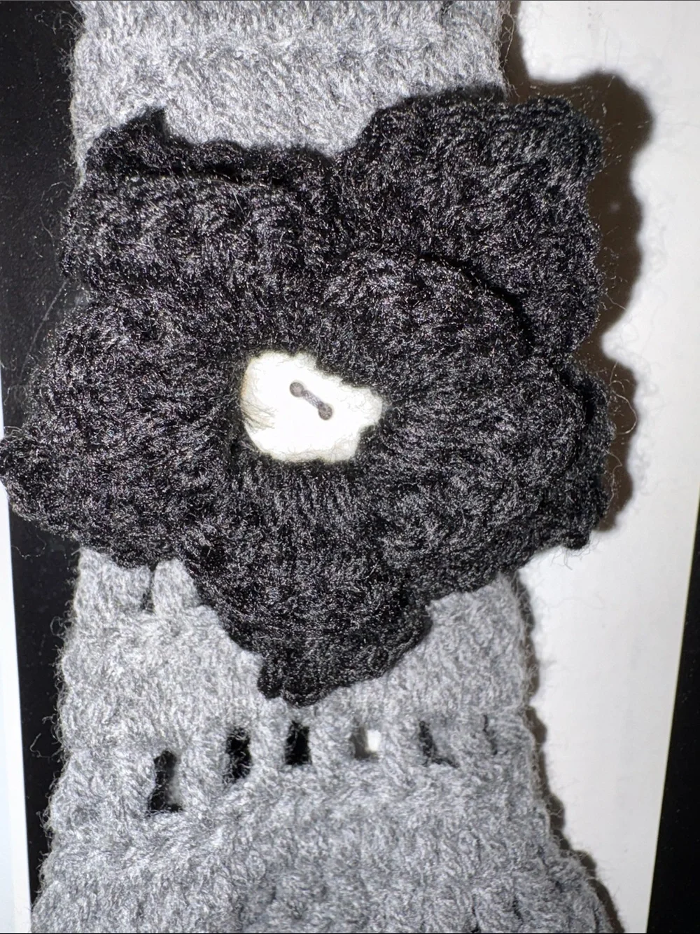 Handmade Crochet Top Skull Kitchen Towel Halloween Bikercore Man Cave Home Bar